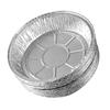 50 Stück 9 Zoll Einweg-Aluminiumfolien-Teller Runde Zinnfolien-Kuchenformen für Heißluftfritteusen Backen Kochen Lagerung Braten