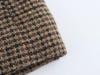 Women's 2024 Autumn/Winter European & American Style French Plaid Wool Blend Blazer