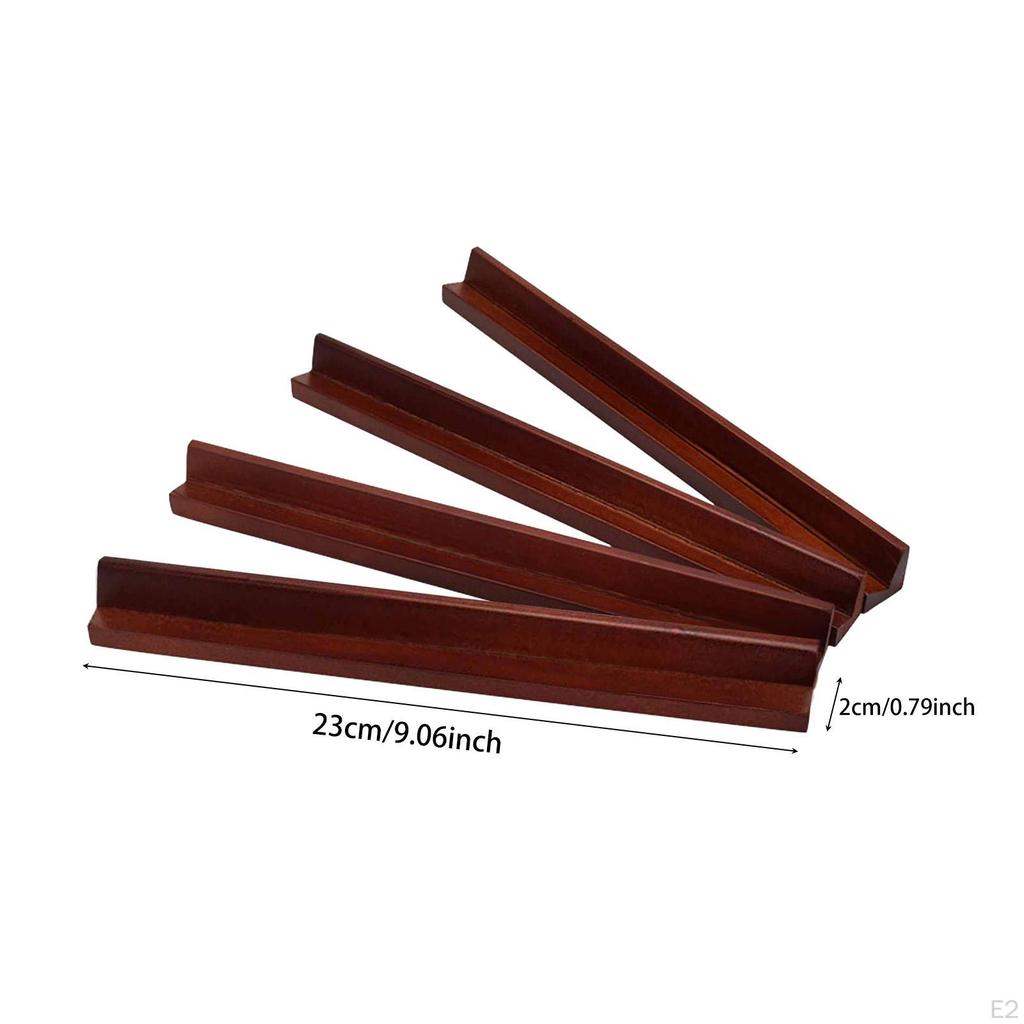 4 kusy Stojánky na mahjongovou hru Vyrobené z , Podnosy, Moderní, Lehký stojanový nástroj pro hry, Domov