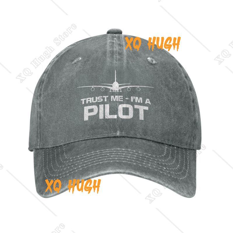 Custom Unisex Cotton Trust Me IM A Pilot Baseball Cap Adult Aeroplane Aviation Adjustable Dad Hat Sun Protection Snapback Hats