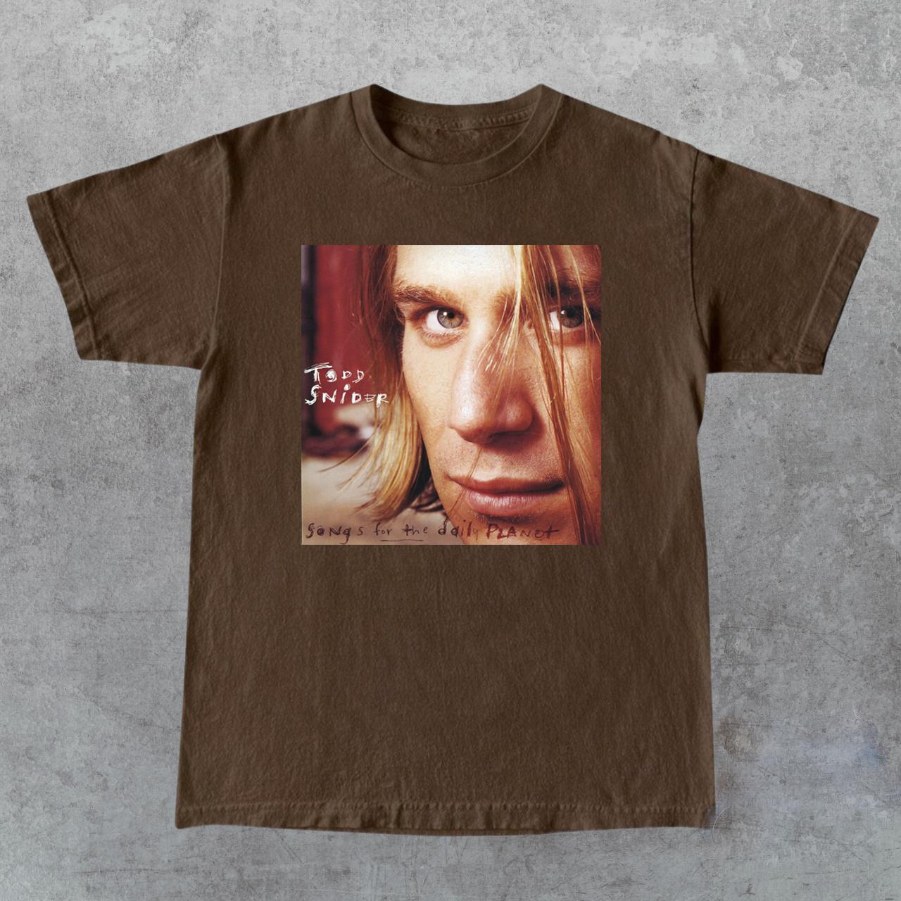Todd Snider Songs For The Daily Planet Cotton T Shirt S-5XL S разноцветный