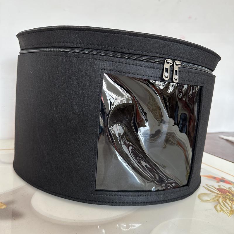 

Портативная круглая фетровая шляпа/Сумка-ведро для хранения Small 40*26cm