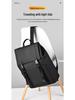 Men's High-End Business Laptop Backpack - Solid Color, Fashionable, Versatile for Students and Professionals