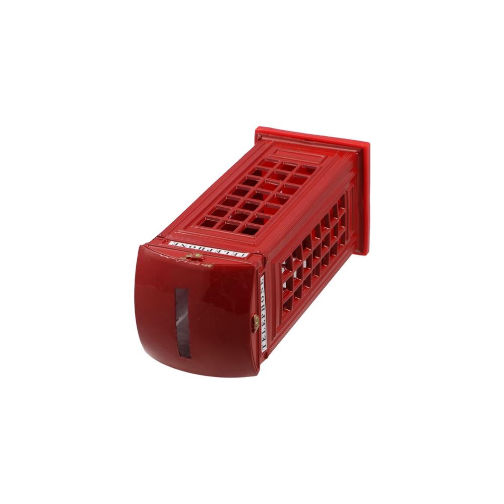 Telephone Booth Shape Telephone Booth Piggy Bank Crafts Retro Coin Box  Desktop