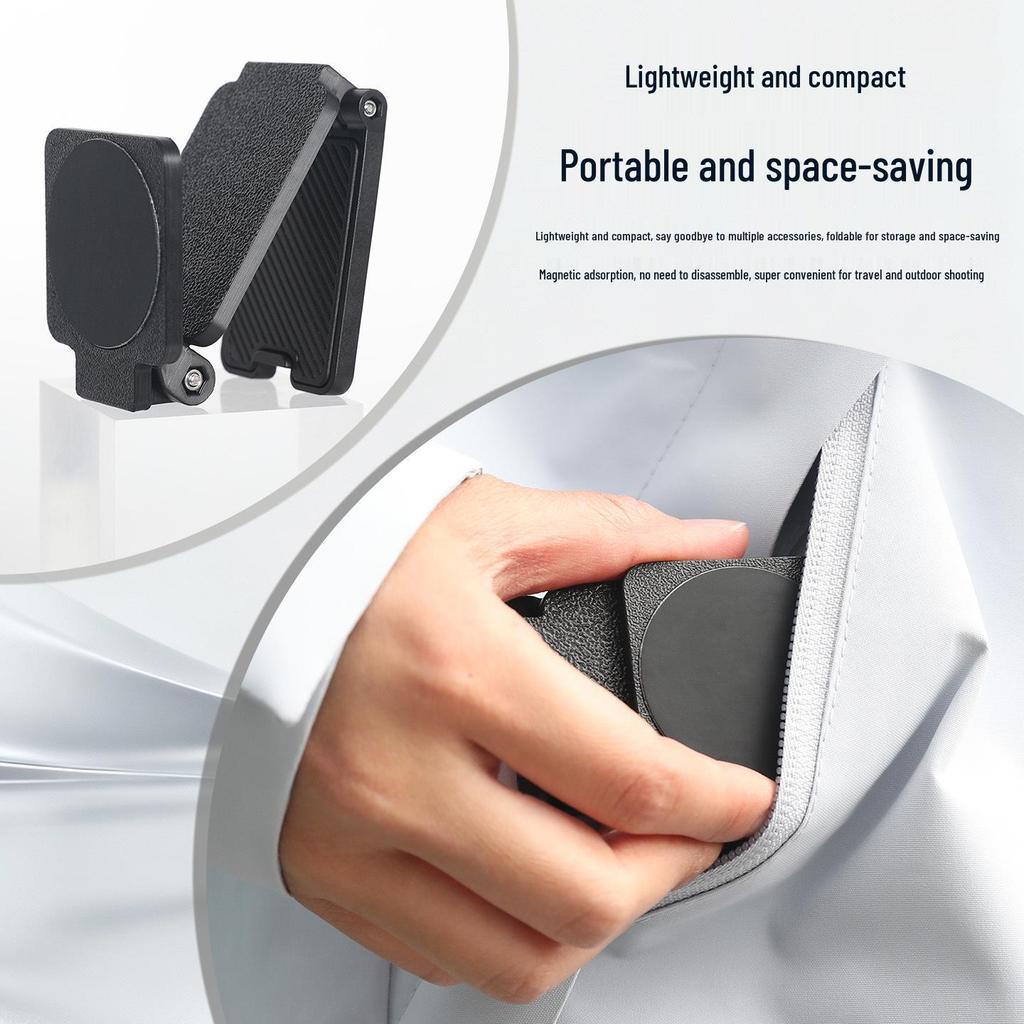 Magnetic Quick-Release Adjustable Mount for Insta360 GO Camera