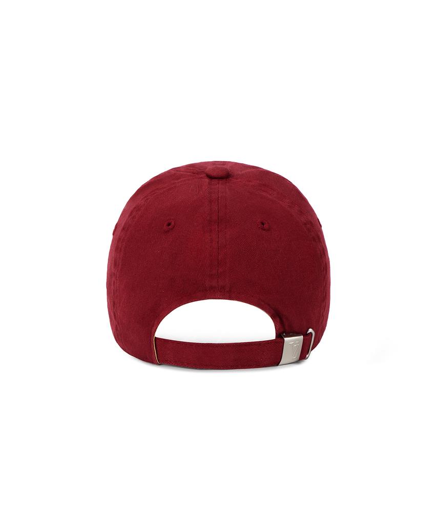 Bajal Logo Oversized Chino Ball Cap Wine