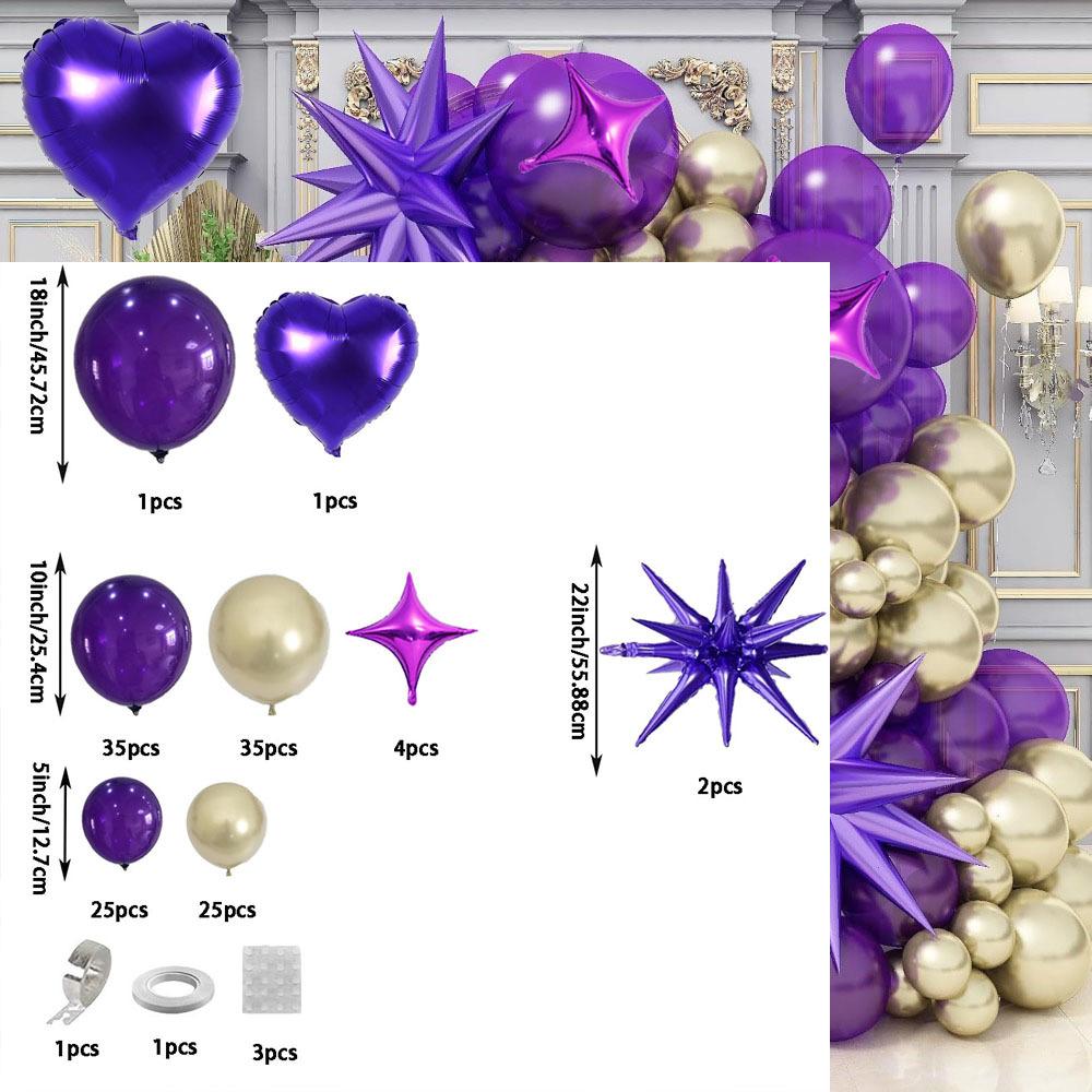 

133pcs Graduation Balloon Set, Suitable for Graduation Ceremonies, Birthdays, Wedding Parties Decorated Wreath Arch Set Other