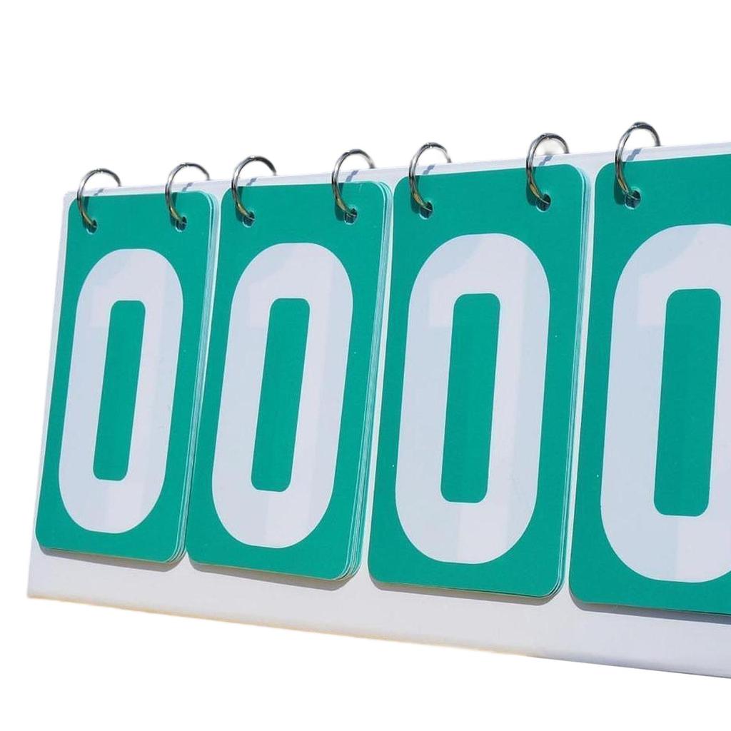 Sports Scoreboard 4 Digits Multipurpose Tabletop Score Flip