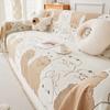 Cartoon Alpaca Double-Sided Sofa Cover Towel Chenille Non-Slip Sofa Cover Universal Cover Thickened Universal Sofa Towel Seat Cushions
