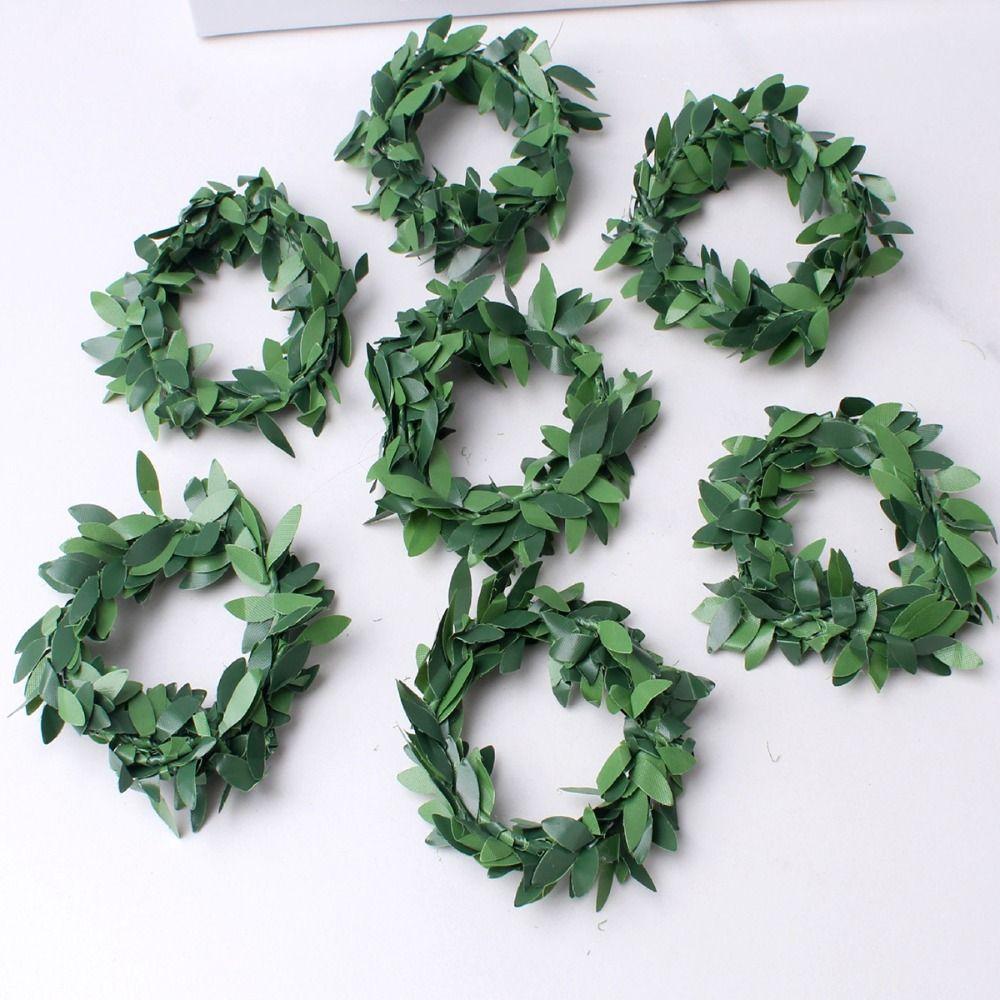 10pcs Plastic Woven Handmade Napkin Ring Simulation Table Decoration  Valentine's Day