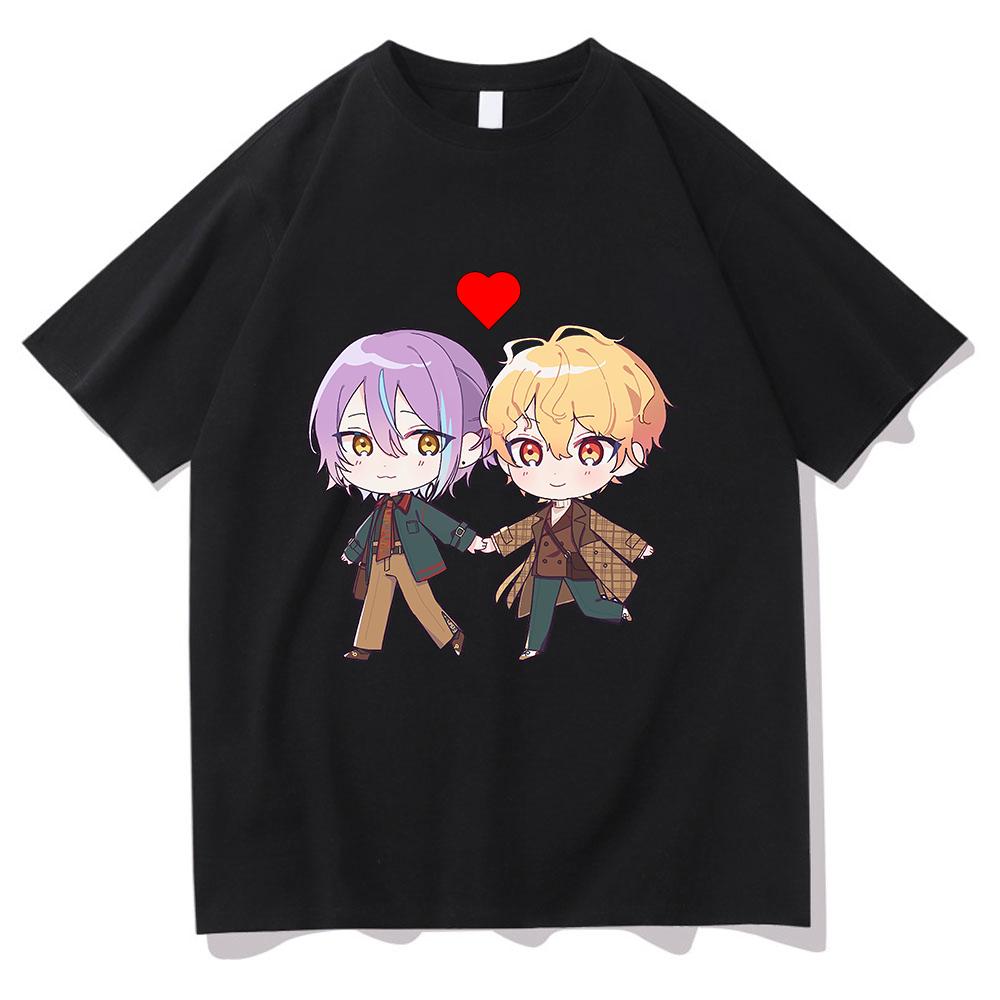 Ruikasa T-Shirt Mode Herren Kawaii Cartoon Rui Kamishiro Tsukasa Tenma T-Shirt Unisex Valentinstag Paar Baumwolle T-Shirts Geschenk