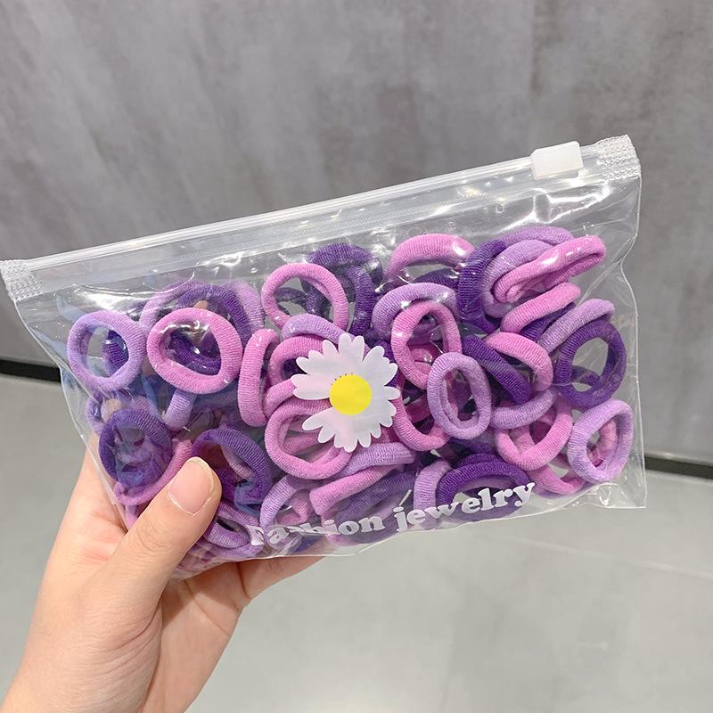 Elastic Hair Tie for Children and Women - Soft, Hair-Friendly Rubber Bands for Little Girls and Babies