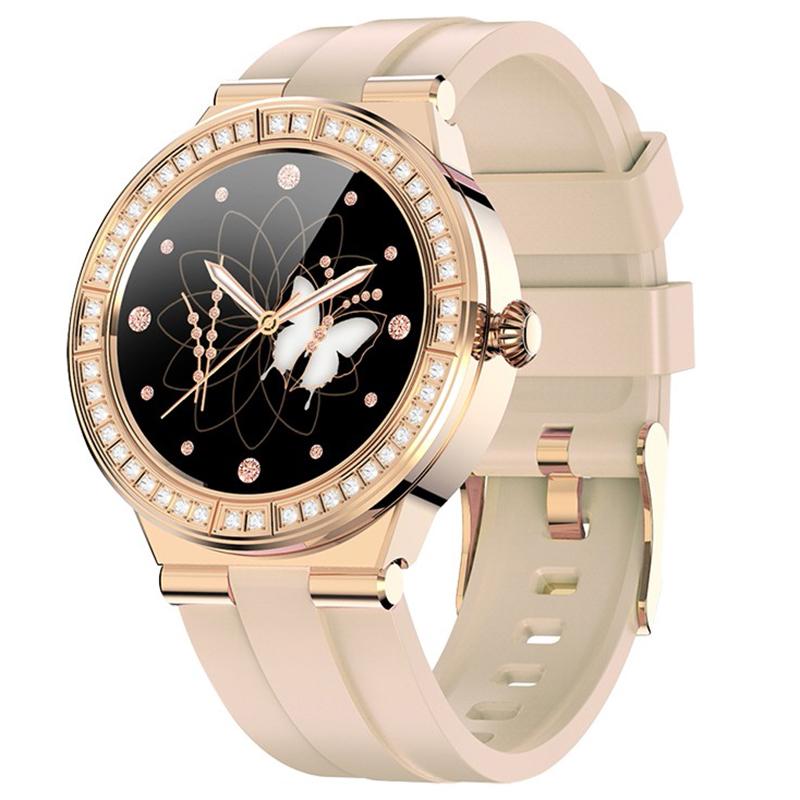 

BW0323 Багатофункціональний монітор серцевого ритму для жінок, нагадування про менструальний цикл, 1,28-дюймовий спортивний смарт-годинник Bluetooth