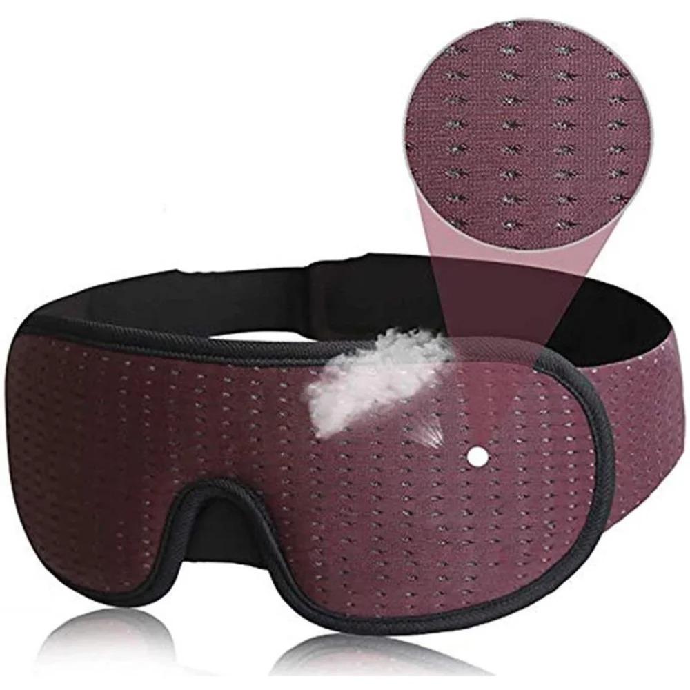 New Premuim Extensions 3D EyeShade Sleeping Eye Mask Rest Eyemask Aid Cover Pad Soft Light Blindfold SleepTools 100% Block Out