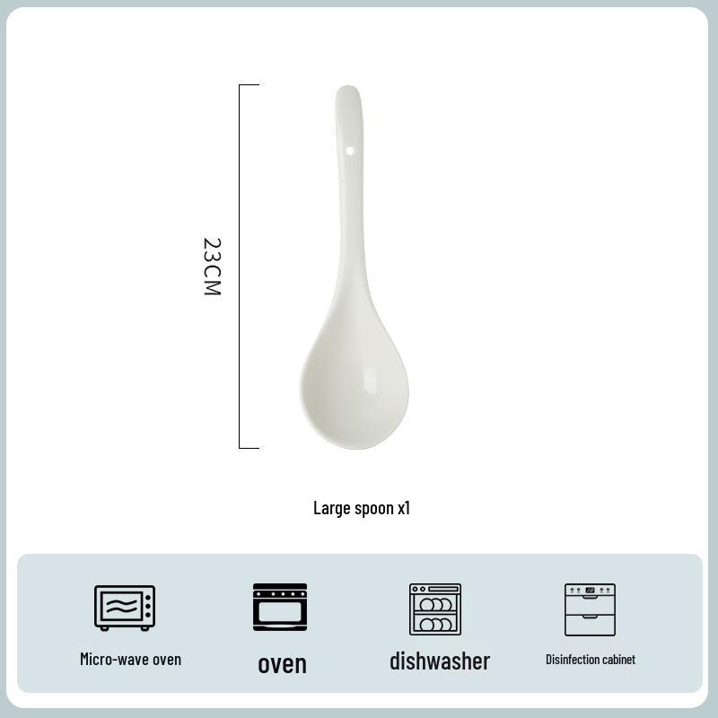 Žebrovaná bílá keramická sada nádobí pod glazurou: Zahrnuje talíře, hůlky, polévkové, nudlové a rýžové misky