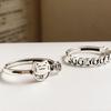 2025 Sterling Silver Money Cat Ring: Trendy Unisex Couple Design, Adjustable Cold Style