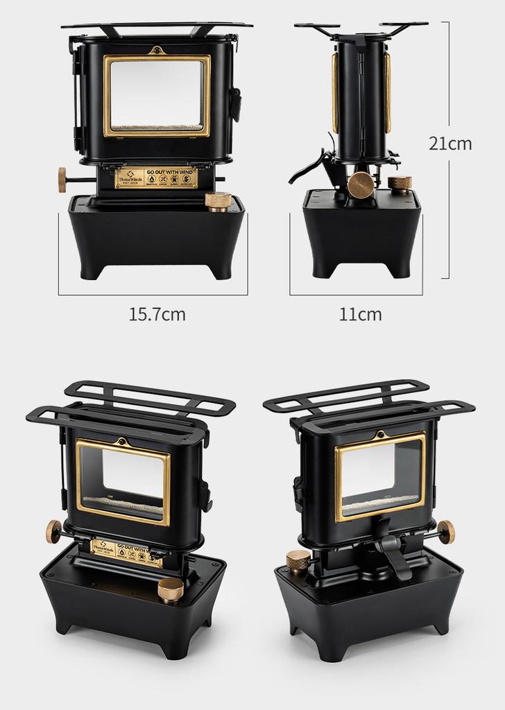 Thous Winds Firedance Oil Lamp Stove Portable Outdoor Retro Camping Lantern Emotion Lights Burner Stove Camping Supplies
