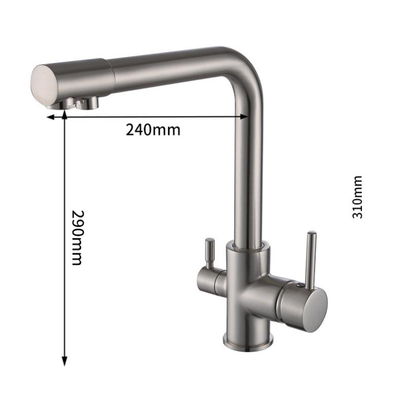 Wasserhähne, Küchenarmaturen, Mixer, Trinkwasserfilter, mehrfarbig, Küchenarmatur, Waschbecken, Wasserhahn