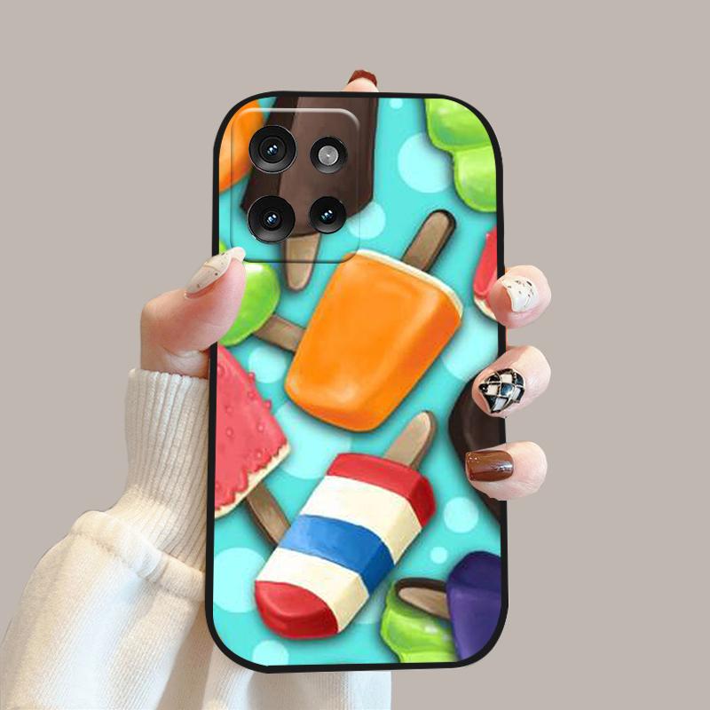 Fashion Painted Coque Case For Moto Edge 50 Soft Silicone TPU Phone Cover For Motorola S50 Edge50 Neo 5G Shockproof Protector