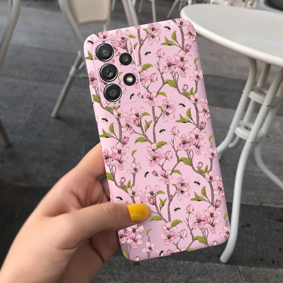 Flowers Case For  Women Girl Samsung Galaxy A23 M23 5G Case Shell Shockproof  Protection Bumper For Cover Samsung M23 A23 A 23