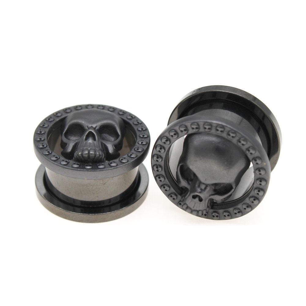 7/16 Gauges For Ears TBOSEN Set Of 12 Pcs Stainless Steel Ear Plugs Large Double Flare Ear Gauge Stretching Kit