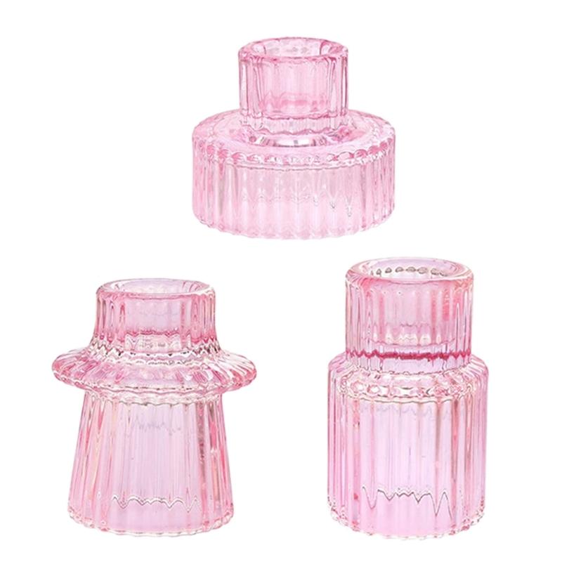 Янтарный Подсвечник Стильный Декор для Любой Комнаты Держатель для Свечи для Праздничных Торжеств Изысканные Украшения