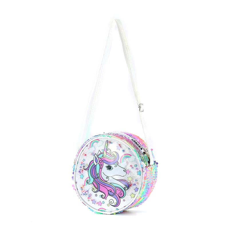 

Mermaid Unicorn Sequin Crossbody Bag - Rainbow Glitter Fanny Pack for Kids & Teens