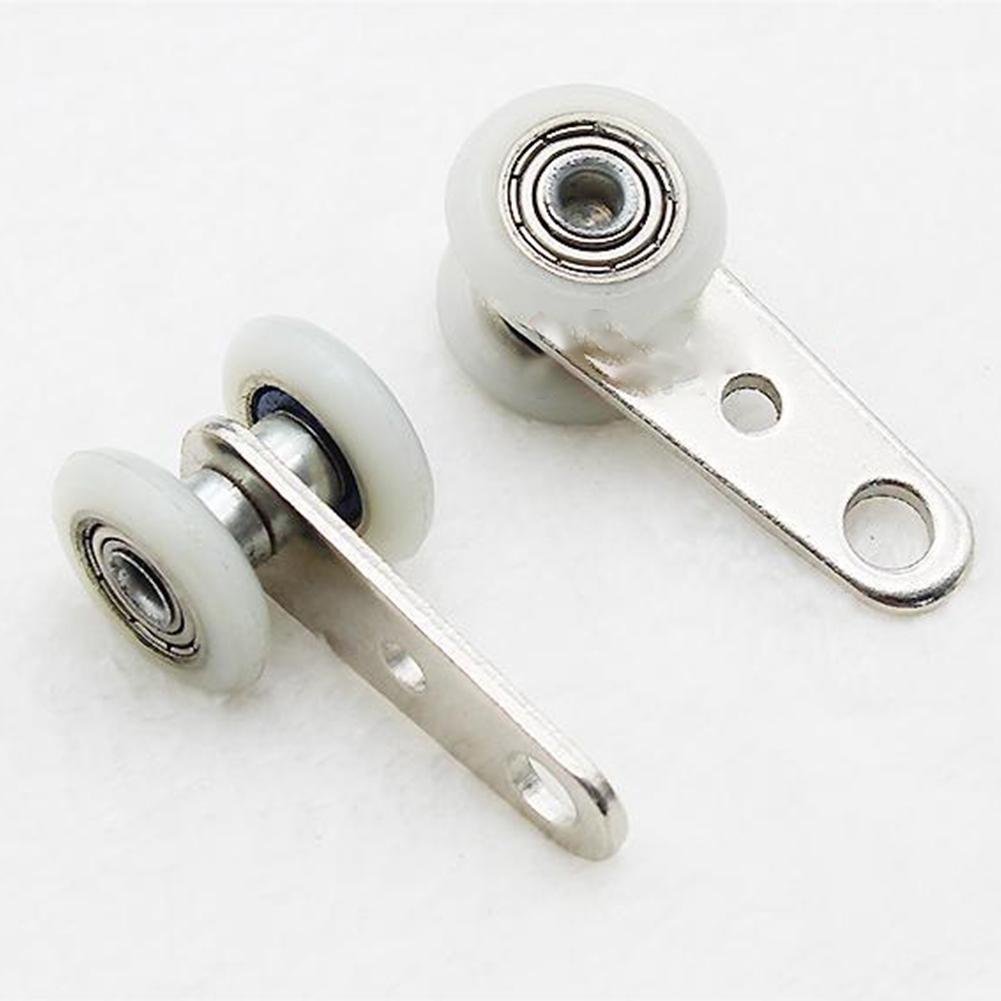 Curtain Hanging Wheel Sliding Door Pulley Hanging Track Pulley Block Cabinets Door Roller Curtain Accessories Bearing Wheel
