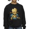 Guardians Of The Galaxy Girls Groot Flowers Sweatshirt