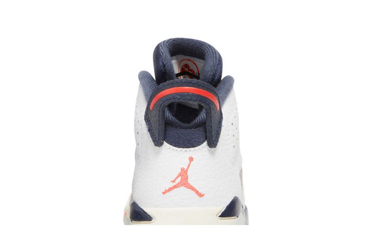Kids' Sneakers Jordan 6 Retro Tinker (TD) White/Infrared 23-Neutral Grey-Obsidian