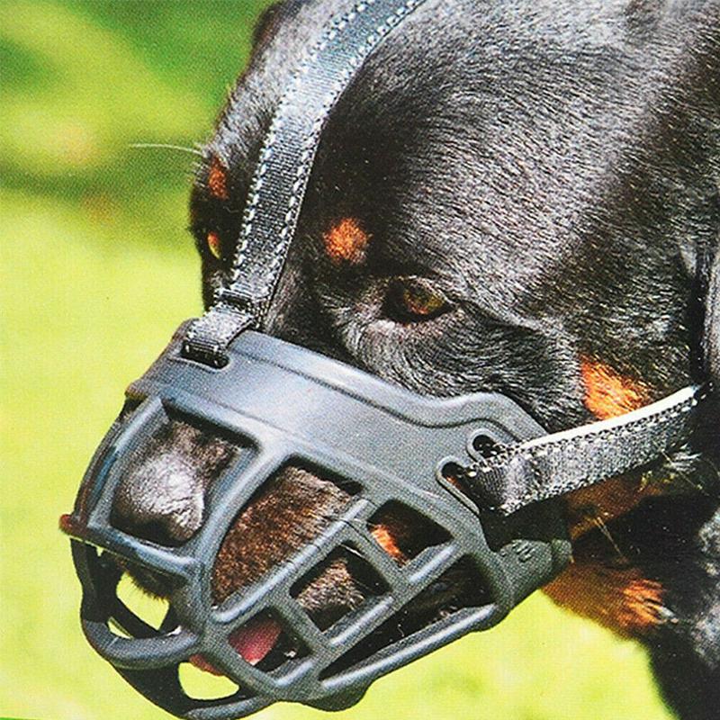 rubber dog muzzle
