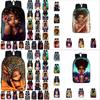 Afro-Afrikanische Schönheit Schwarze Prinzessin Wasserdichter Schulrucksack Mit Verstellbaren Schultergurten