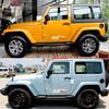 2pc White 4X4 Mountain Car Sticker Graphic Vinyl For JEEP Pickup D-MAX Navara Truck Decal SUV