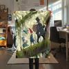 Over the Garden WallFlannel Blanket, High Quality Comfortable for All Seasons, Home Decor, Warmth and Comfort