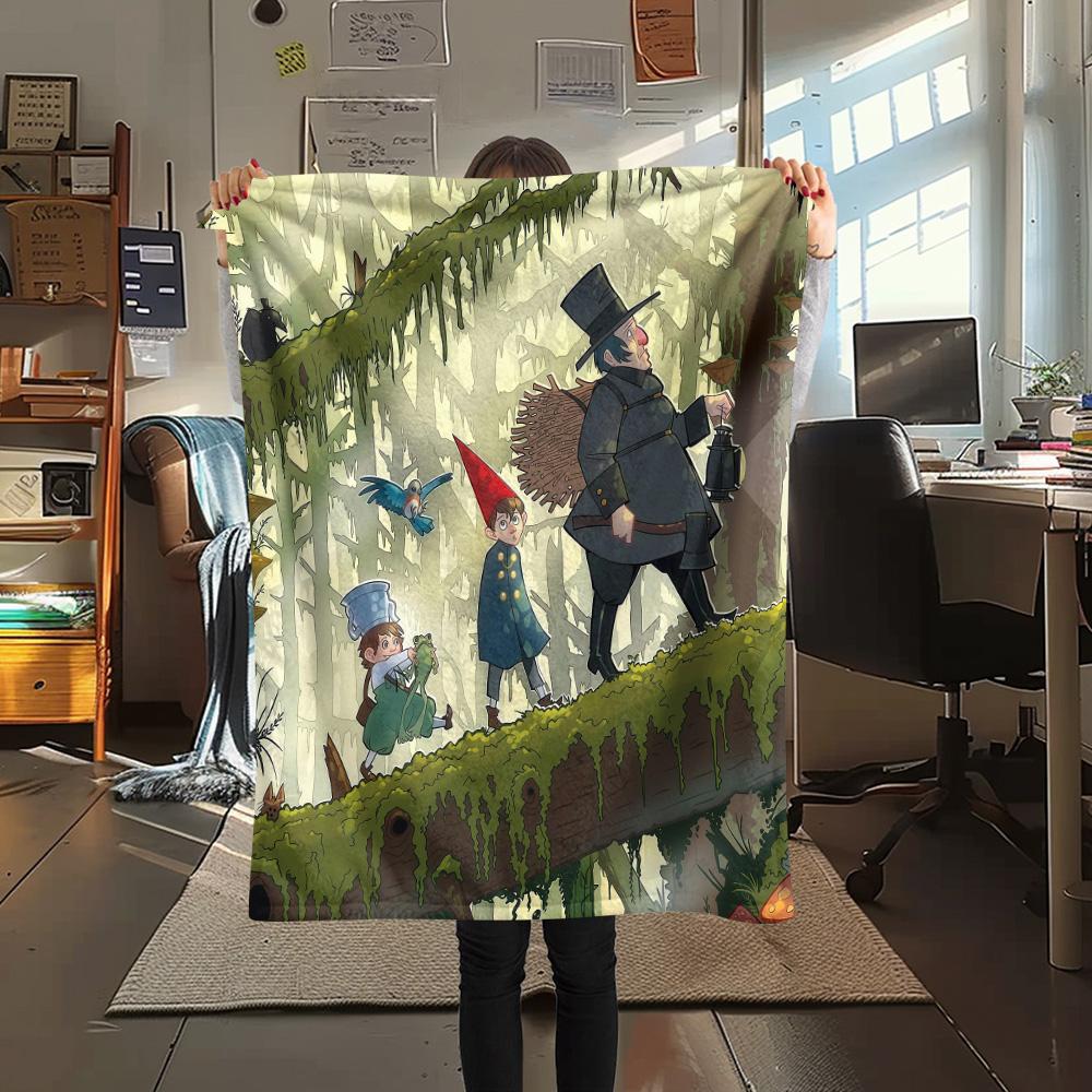Over the Garden WallFlannel Blanket, High Quality Comfortable for All Seasons, Home Decor, Warmth and Comfort