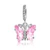 925 Sterling Silver Glow Firefly Butterfly Charms Fit Módní Originální náramky Dragonfly Bee Hmyz korálky Vlastní výroba šperků