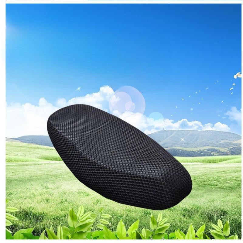 Electric Vehicle Seat Cover Summer Waterproof Sun-proof Breathable Battery Car Seat Cover Motorcycle and Bicycle Heat Insulation Seat Cover