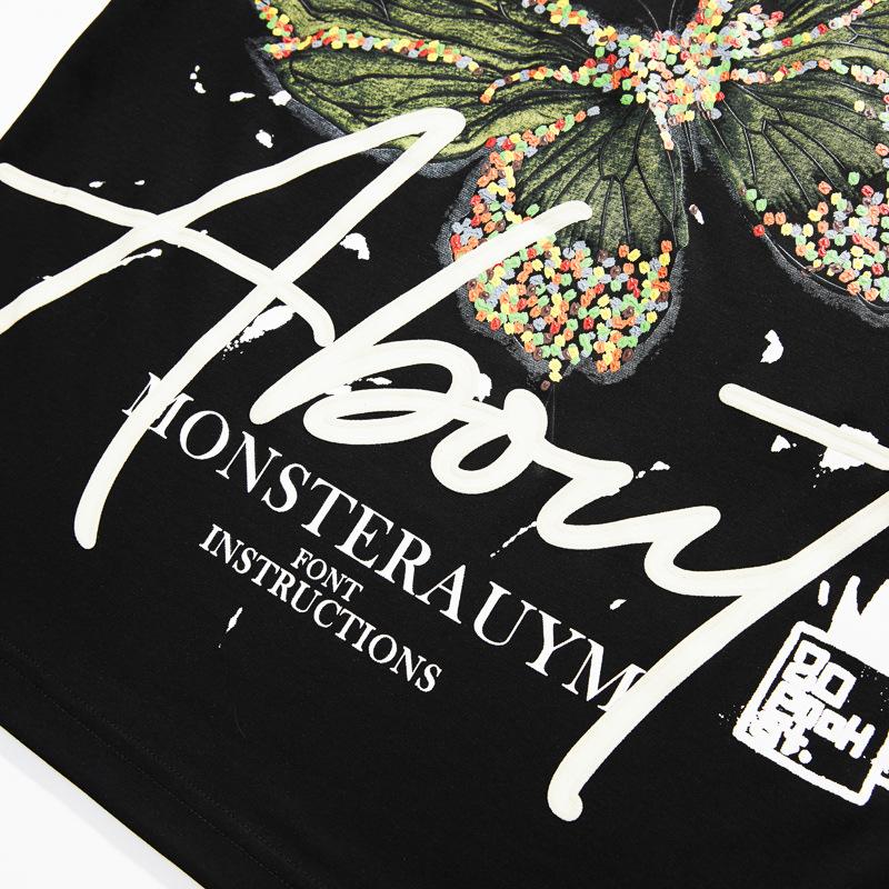 T-shirt Men's Printed T-shirt Clothes Loose Summer Men's Short-sleeved Shirt