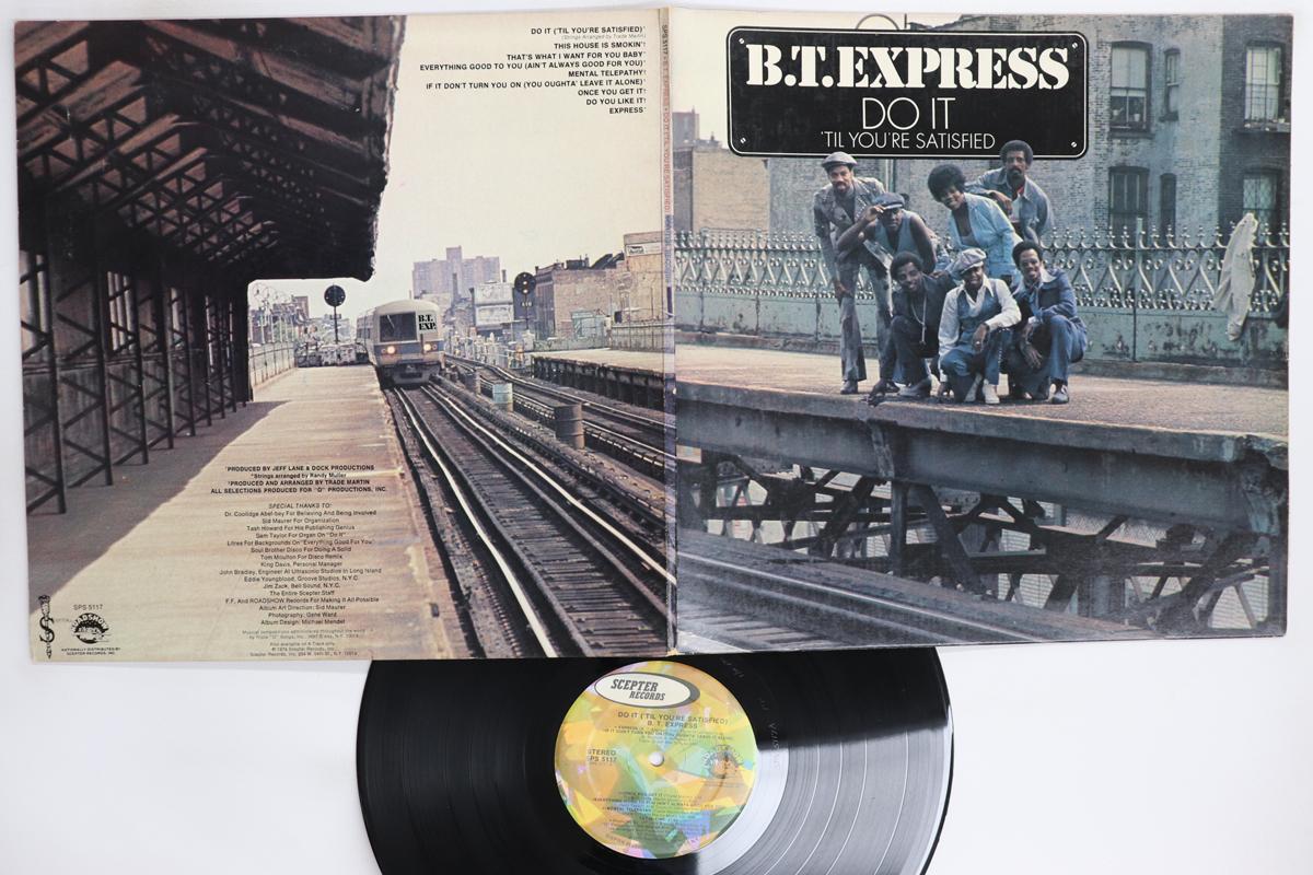 

LP Record B.T. EXPRESS Do It til Youre Satisfied SPS5117 SCEPTER 1974 US SoulFunk Used