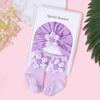 Cotton Flower Newborn Baby Hat & Socks Set (0-12 Months) - Spring/Autumn