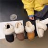 Women's Cotton Slippers 2026 Winter New Slip on Casual Outdoor Non Slip Warm Shoes Thicken Plush Comfortable Indoor Home Shoes