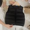 Gilet leggeri in cotone imbottiti di piuma per bambine, Gilet e panciotti per bambini, Gilet in cotone per bambini Autunno/Inverno