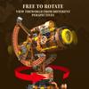 797PCS Steampunk Telescope Building Set - Victorian Sci-Fi Model with Gears & Brass Details, Diorama Gift for Adult Collectors