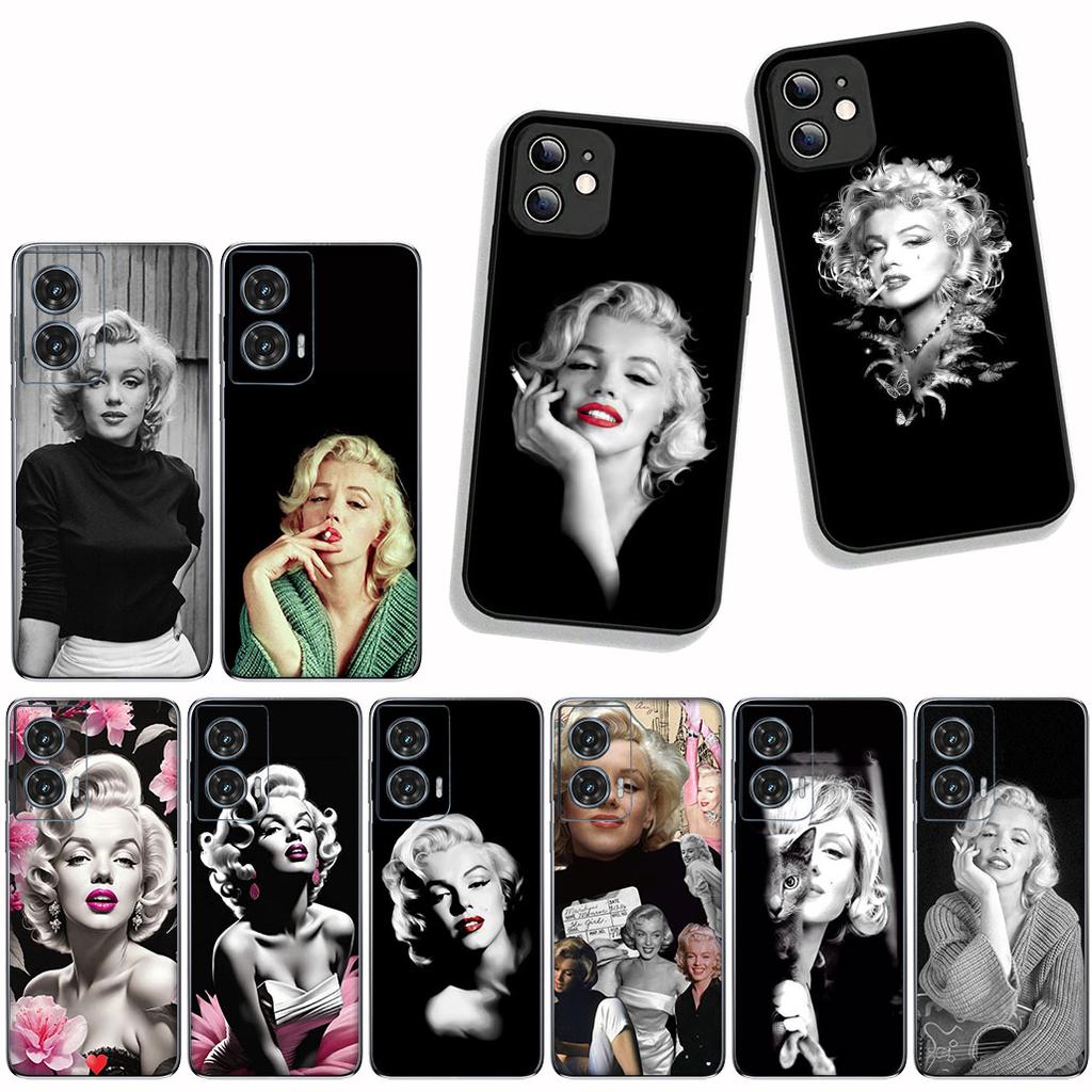 Funda Coque Cover for Samsung Galaxy S25 S23 S22 S24 FE Ultra S10 Plus A05 A06 A15 A16 A26 A35 S10E Case M-Marilyns M-Monroes