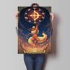 High Quality Canvas Pokemon Flareon Anime Poster Unique Design Cartoon Picture HD Printing Modern Home Living Room Wall Decor