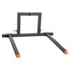 3 Point Hitch Pallet Forks, 680 Kg Clamp On Pallet Forks, 128 Cm Total Length Heavy-Duty Tractor Fork with 73.5-117 Cm Adjustable Fork Width, Quick