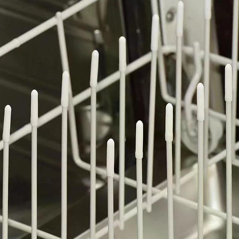 50 pezzi di tappi per cestello lavastoviglie, tappi per punte, tappi di copertura flessibili rotondi, manicotti protettivi per articoli taglienti per prevenire collisioni