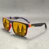 Mens Retro Glasses Black Full Frame Blue Gradient Lens Lightweight Fashion Eyewear Stylish Casual Accessories