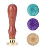 Plant Seal Flower Seal Wax Seal Stamp Retro Antique Sealing Wax Scrapbooking Stamps Wedding Decorative Invitation Cards