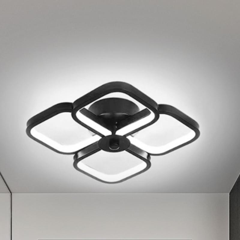 Modern Nordic Ceiling Light Square Led Ceiling Lamp Home Room Decorative Light Fixture for Bedroom Corridor Balcony Kitchen 30CM